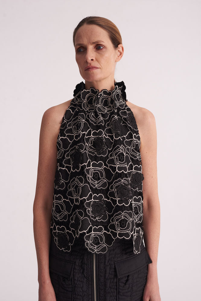 Iliana Top Embroidery