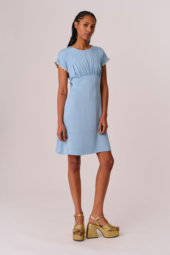 Hofmann Copenhagen Callista Dress - Lavender Blue
