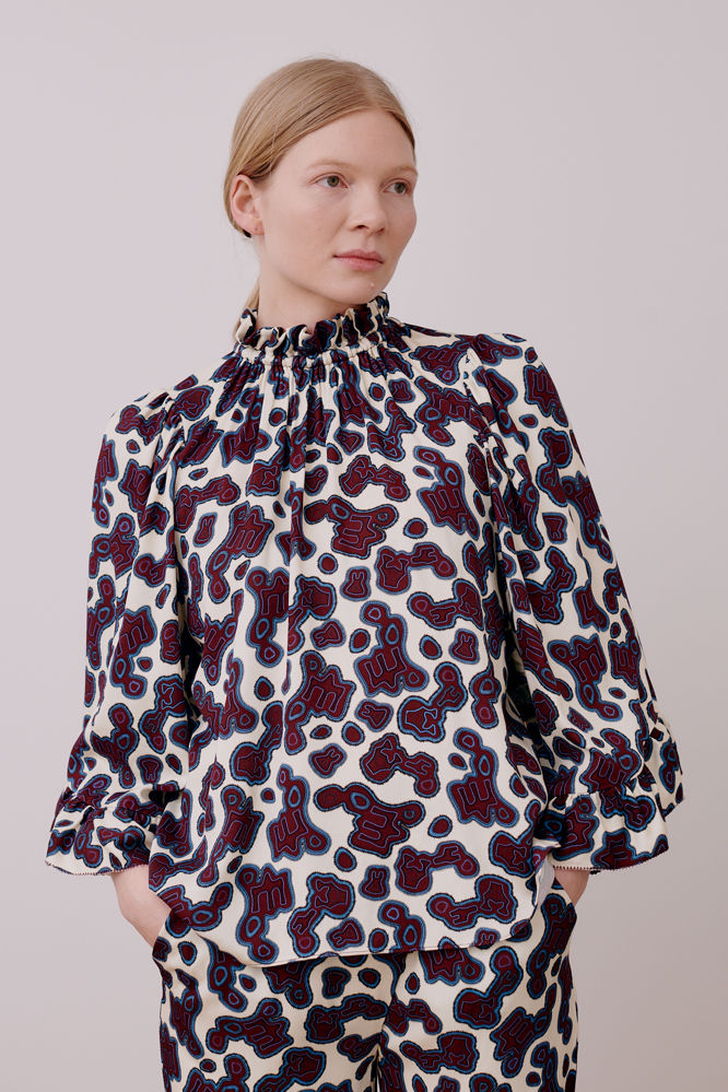 Hofmann Copenhagen Juliette Blouse - Creme Print